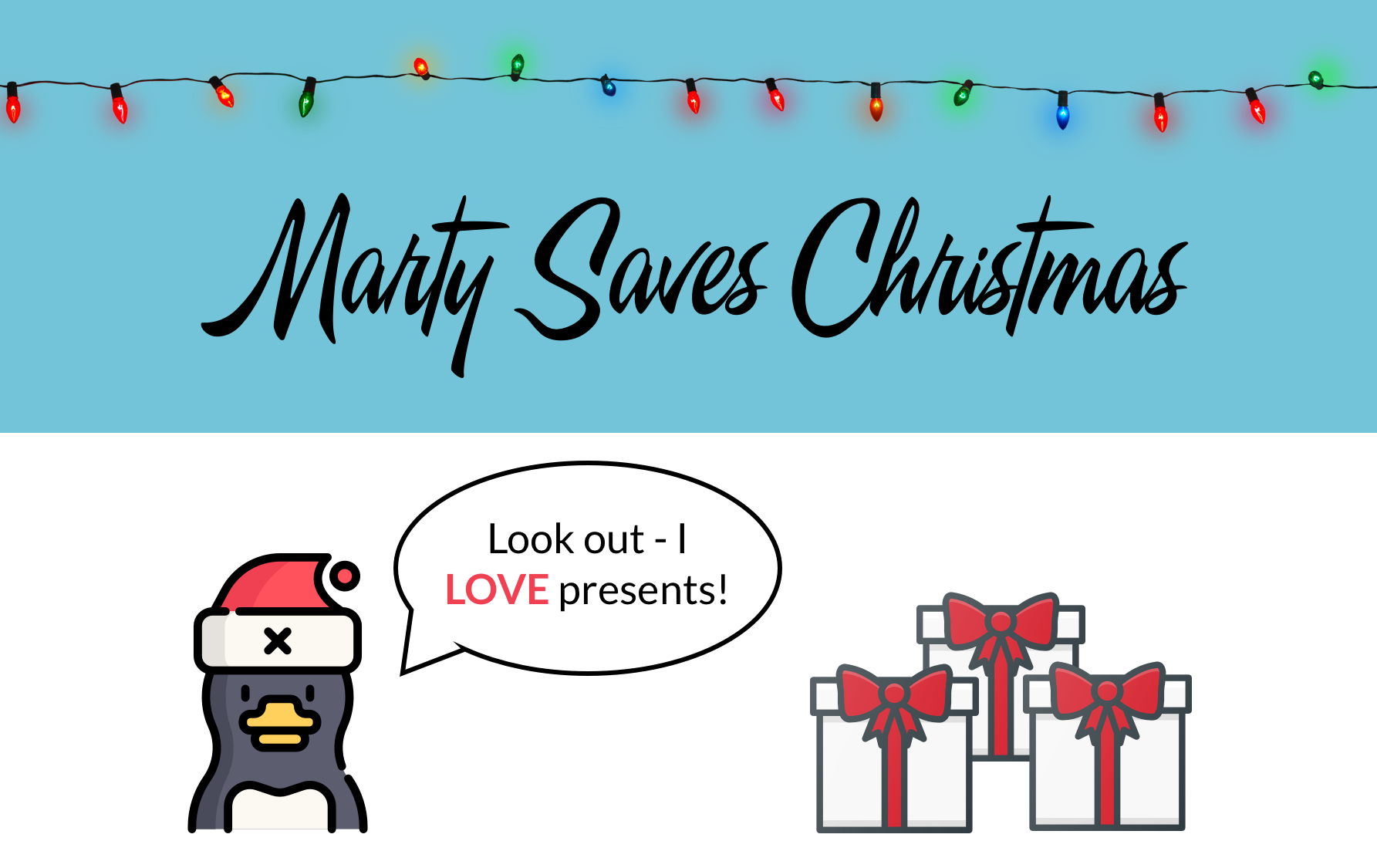 marty saves christmas pack