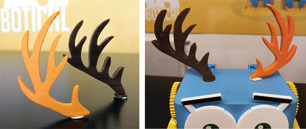 3D Printed Antlers