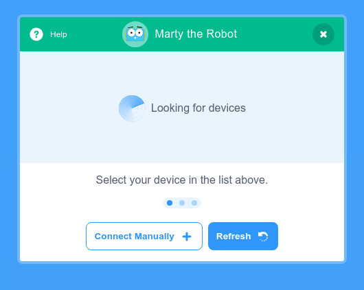 Scratch-3 – Marty the Robot